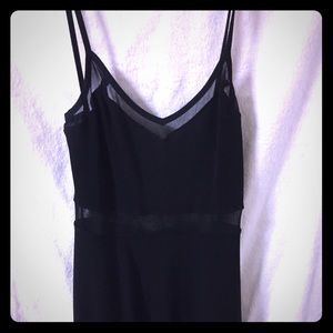 Silence and Noise M Black Lace Inset dress